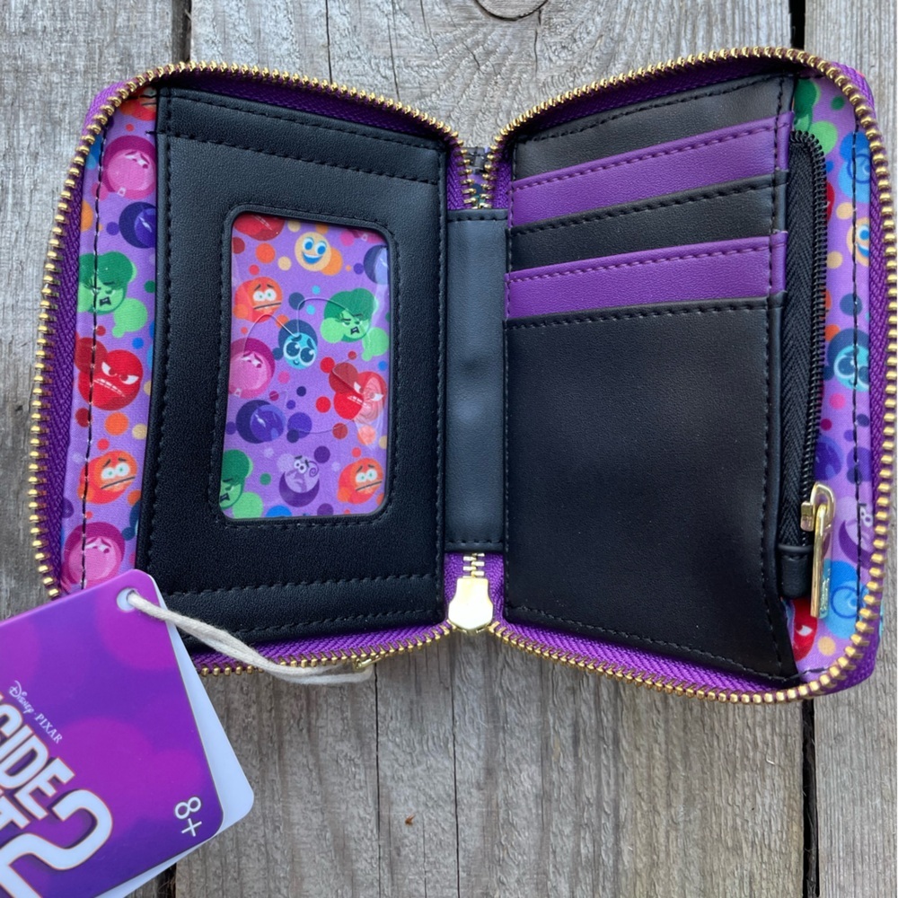 NWT Loungefly & Disney Inside Out 2 Colorful Wallet - Picture 3 of 3
